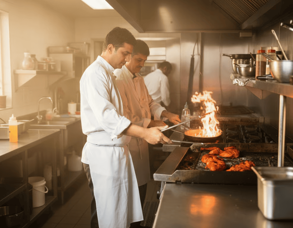 With a team of professional chefs, customers can enjoy dishes with attractive flavors when coming to the restaurant